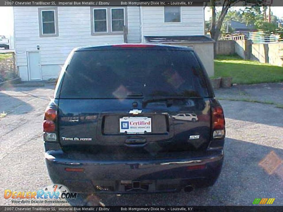 2007 Chevrolet TrailBlazer SS Imperial Blue Metallic / Ebony Photo #7