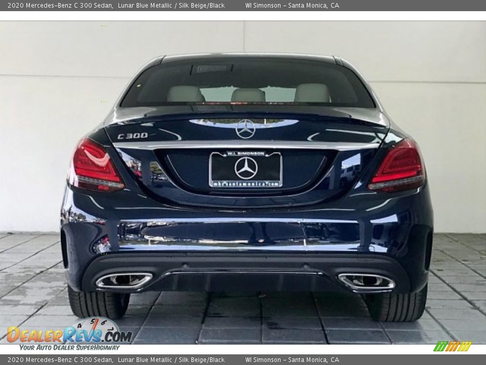 2020 Mercedes-Benz C 300 Sedan Lunar Blue Metallic / Silk Beige/Black Photo #3