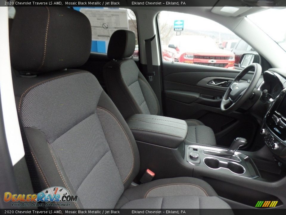 2020 Chevrolet Traverse LS AWD Mosaic Black Metallic / Jet Black Photo #10