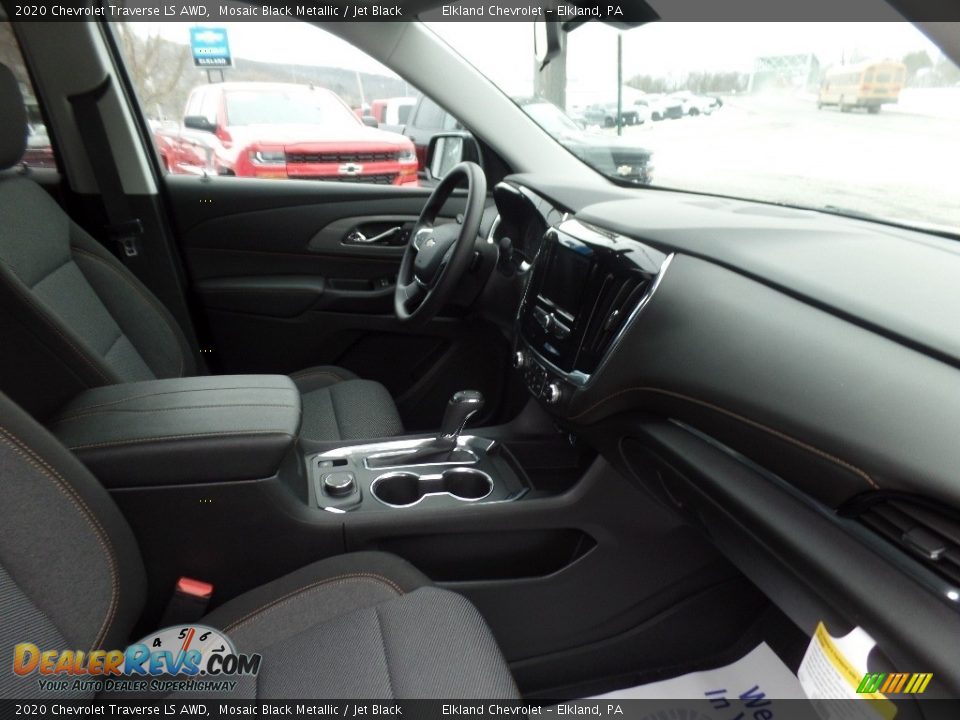 2020 Chevrolet Traverse LS AWD Mosaic Black Metallic / Jet Black Photo #11