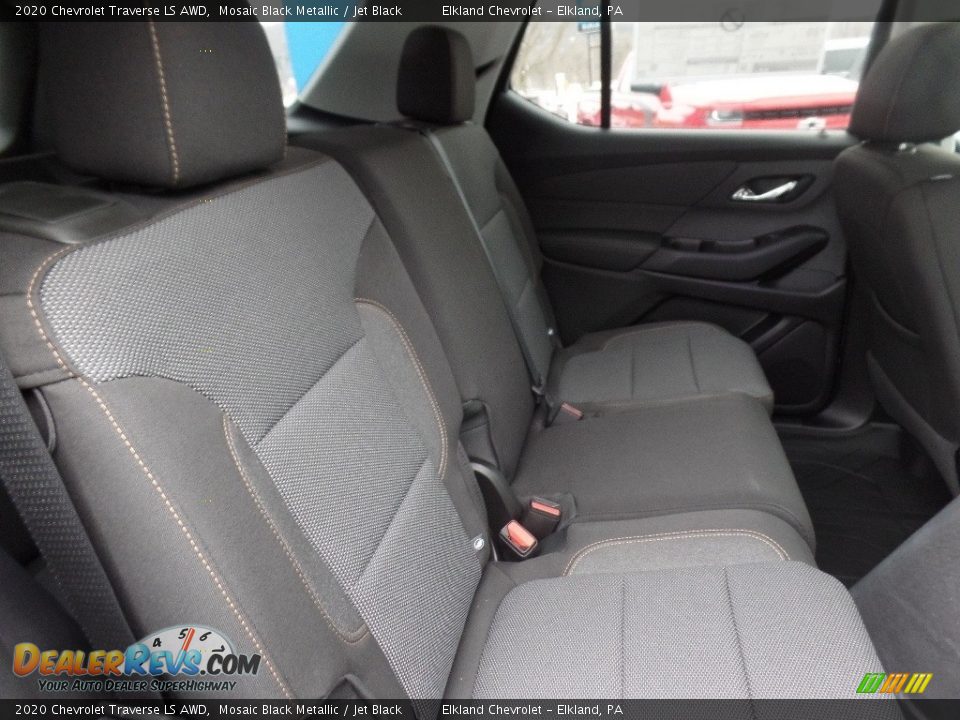 2020 Chevrolet Traverse LS AWD Mosaic Black Metallic / Jet Black Photo #12