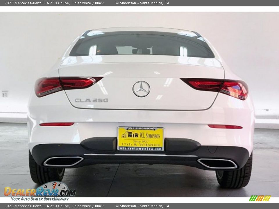 2020 Mercedes-Benz CLA 250 Coupe Polar White / Black Photo #3