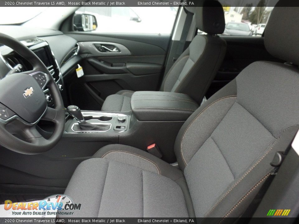 2020 Chevrolet Traverse LS AWD Mosaic Black Metallic / Jet Black Photo #17