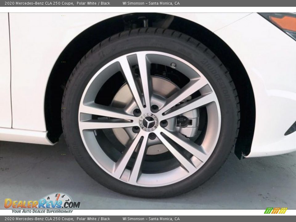 2020 Mercedes-Benz CLA 250 Coupe Polar White / Black Photo #9