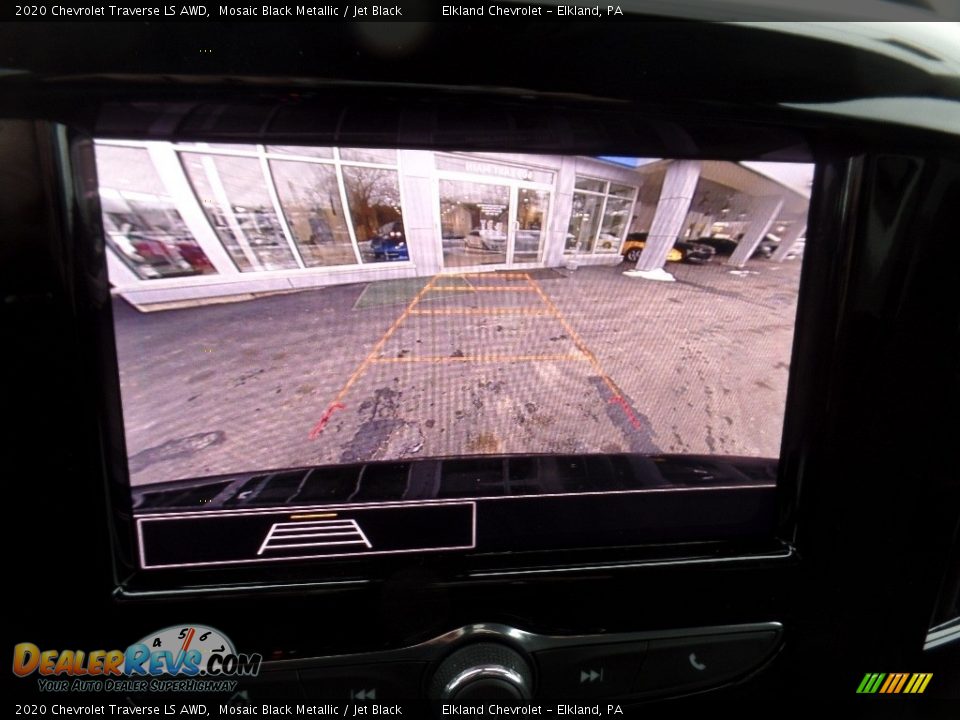 2020 Chevrolet Traverse LS AWD Mosaic Black Metallic / Jet Black Photo #26
