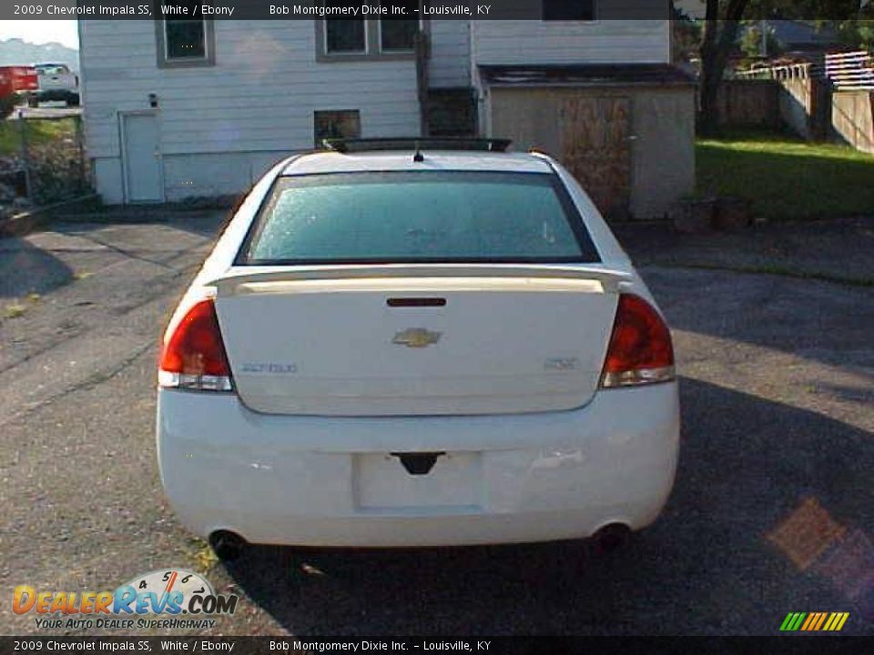 2009 Chevrolet Impala SS White / Ebony Photo #7