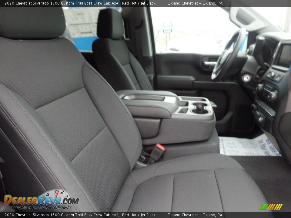 2020 Chevrolet Silverado 1500 Custom Trail Boss Crew Cab 4x4 Red Hot / Jet Black Photo #14