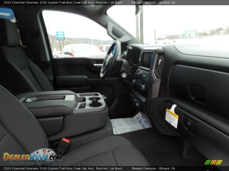 2020 Chevrolet Silverado 1500 Custom Trail Boss Crew Cab 4x4 Red Hot / Jet Black Photo #15