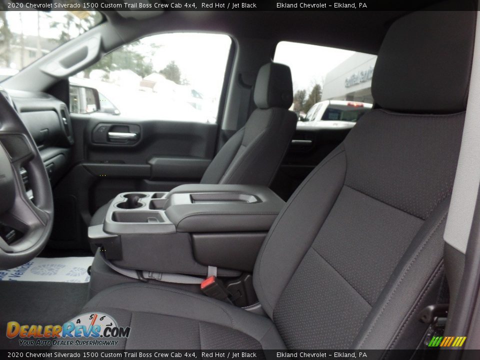 2020 Chevrolet Silverado 1500 Custom Trail Boss Crew Cab 4x4 Red Hot / Jet Black Photo #19