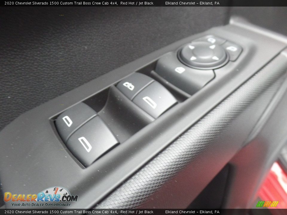 2020 Chevrolet Silverado 1500 Custom Trail Boss Crew Cab 4x4 Red Hot / Jet Black Photo #21