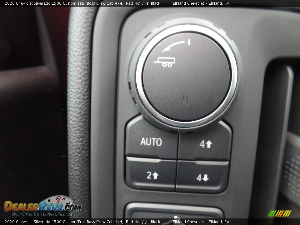 2020 Chevrolet Silverado 1500 Custom Trail Boss Crew Cab 4x4 Red Hot / Jet Black Photo #23