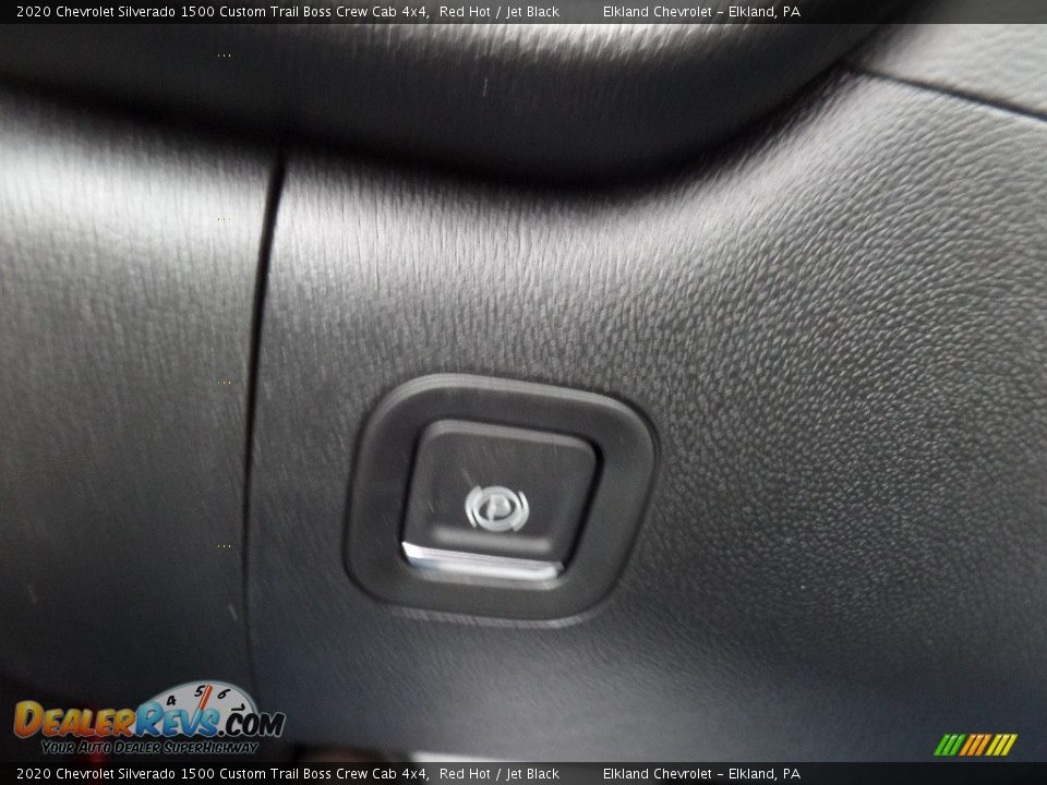 2020 Chevrolet Silverado 1500 Custom Trail Boss Crew Cab 4x4 Red Hot / Jet Black Photo #25