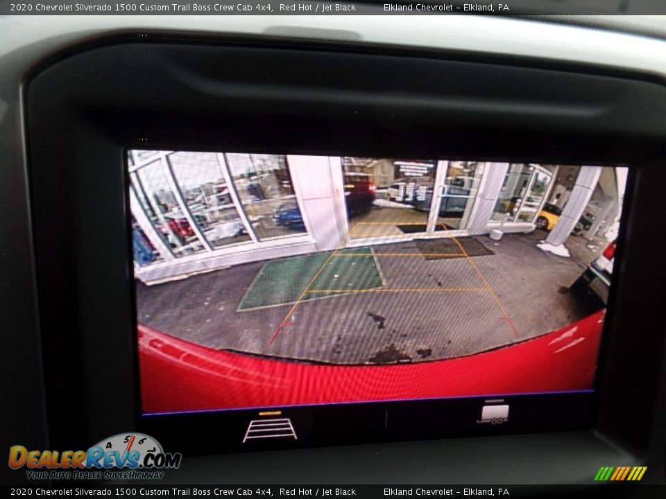 2020 Chevrolet Silverado 1500 Custom Trail Boss Crew Cab 4x4 Red Hot / Jet Black Photo #27