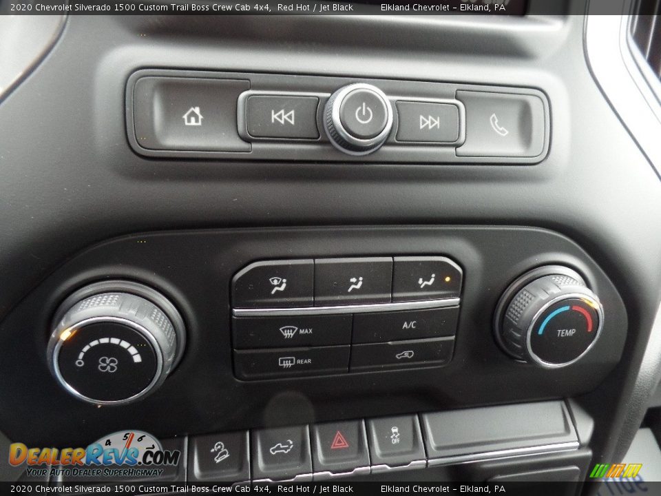 2020 Chevrolet Silverado 1500 Custom Trail Boss Crew Cab 4x4 Red Hot / Jet Black Photo #31