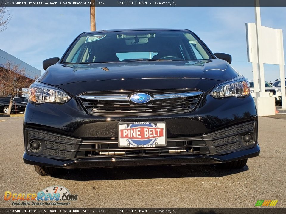 2020 Subaru Impreza 5-Door Crystal Black Silica / Black Photo #2