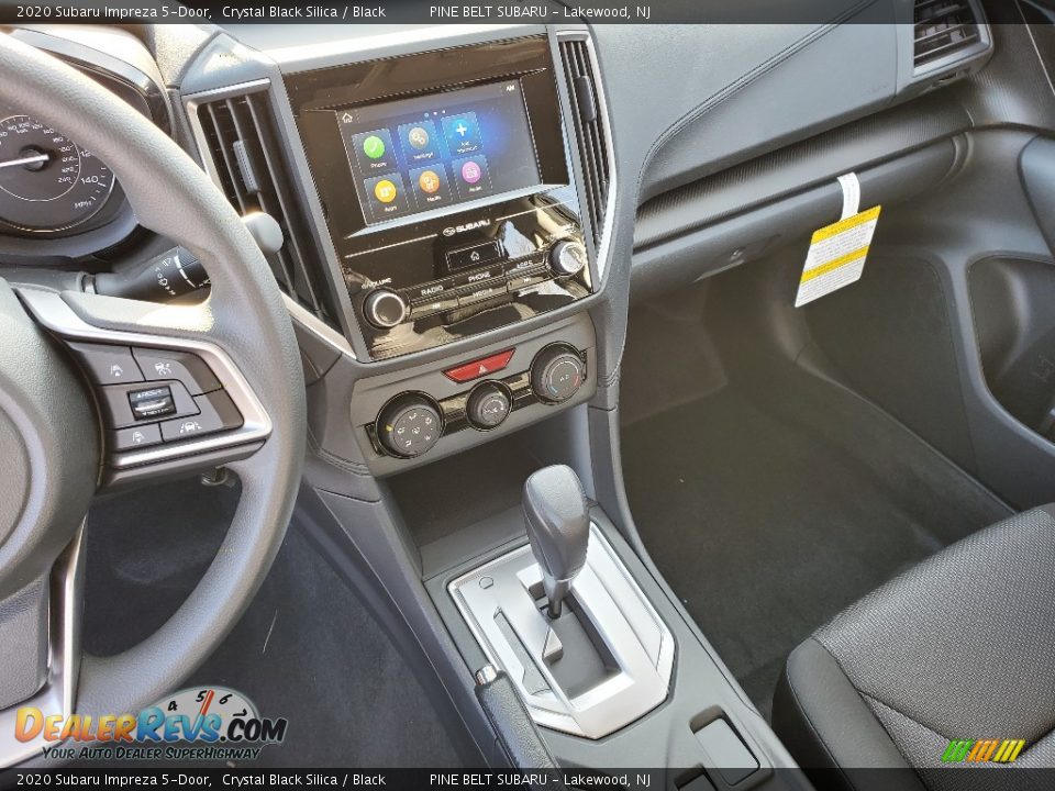 2020 Subaru Impreza 5-Door Crystal Black Silica / Black Photo #10