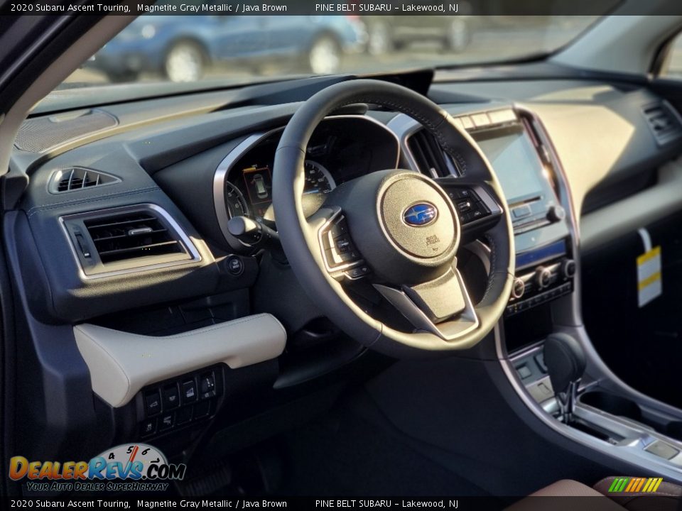2020 Subaru Ascent Touring Magnetite Gray Metallic / Java Brown Photo #7
