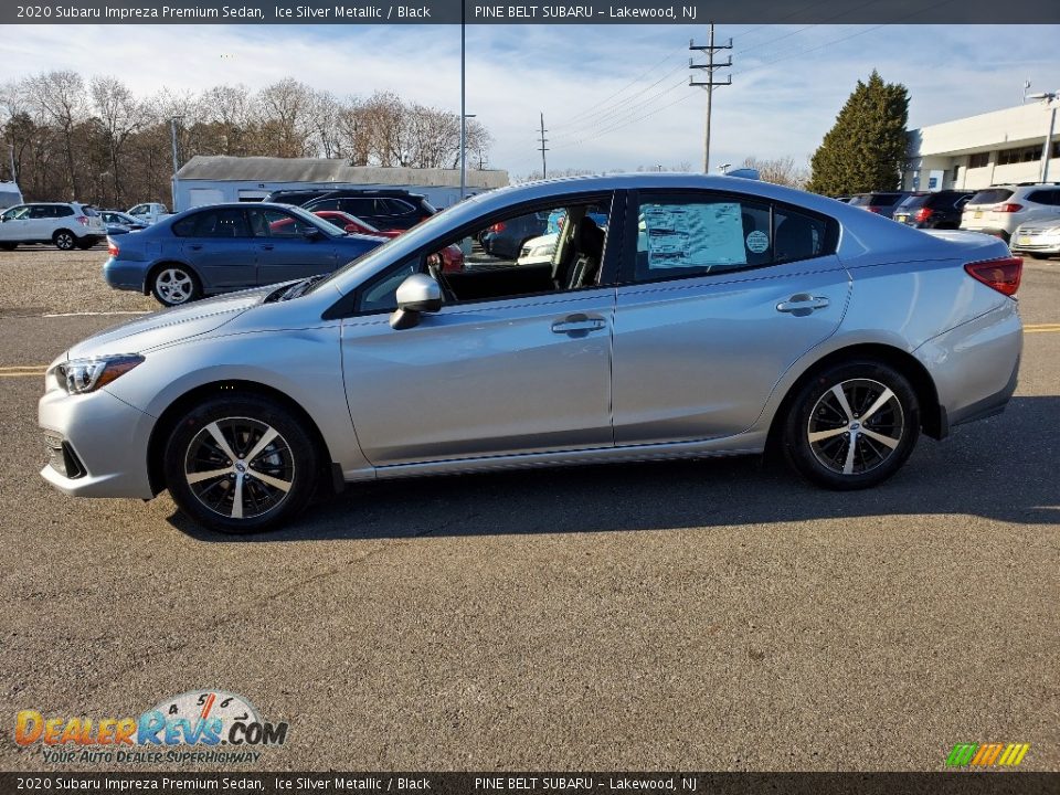 2020 Subaru Impreza Premium Sedan Ice Silver Metallic / Black Photo #3