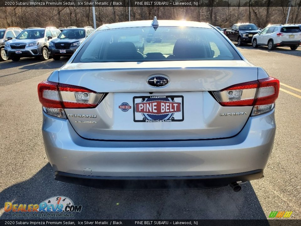 2020 Subaru Impreza Premium Sedan Ice Silver Metallic / Black Photo #5