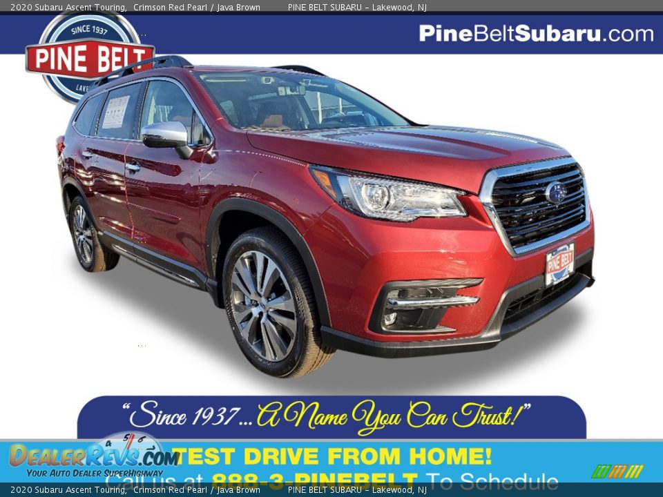 2020 Subaru Ascent Touring Crimson Red Pearl / Java Brown Photo #1