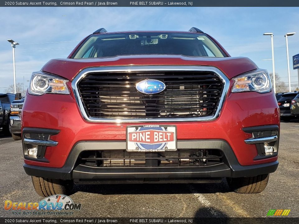 2020 Subaru Ascent Touring Crimson Red Pearl / Java Brown Photo #2