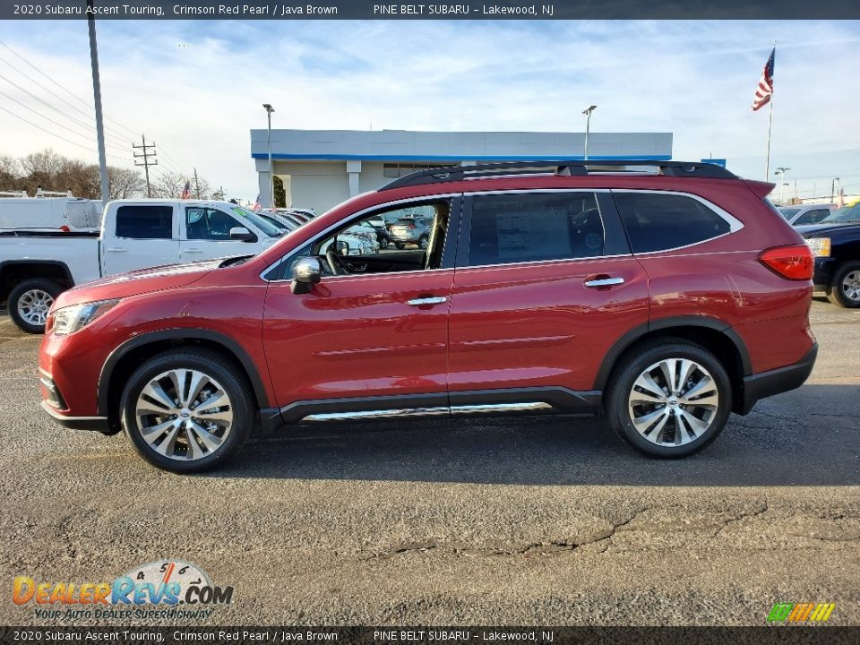 2020 Subaru Ascent Touring Crimson Red Pearl / Java Brown Photo #3