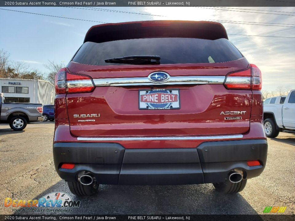 2020 Subaru Ascent Touring Crimson Red Pearl / Java Brown Photo #5