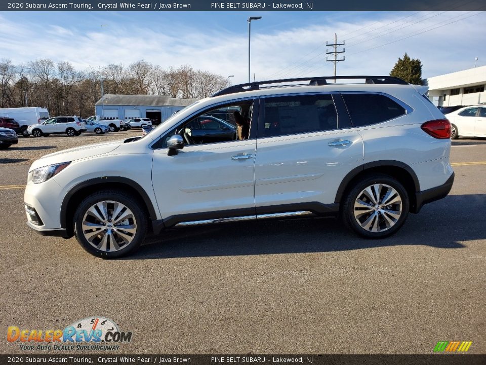 2020 Subaru Ascent Touring Crystal White Pearl / Java Brown Photo #3