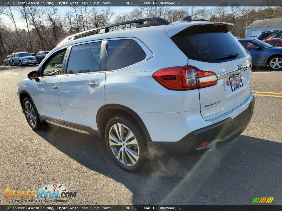 2020 Subaru Ascent Touring Crystal White Pearl / Java Brown Photo #4