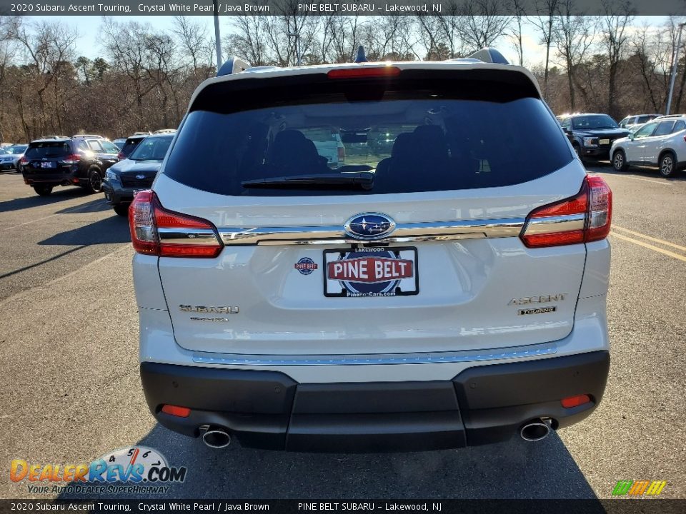 2020 Subaru Ascent Touring Crystal White Pearl / Java Brown Photo #5