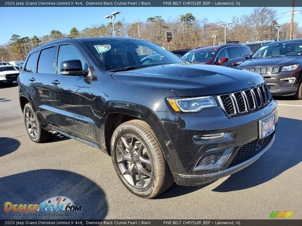 2020 Jeep Grand Cherokee Limited X 4x4 Diamond Black Crystal Pearl / Black Photo #1