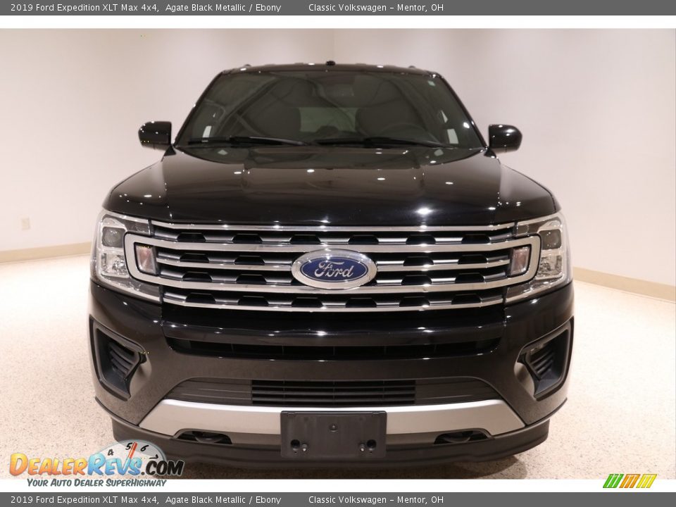 2019 Ford Expedition XLT Max 4x4 Agate Black Metallic / Ebony Photo #2