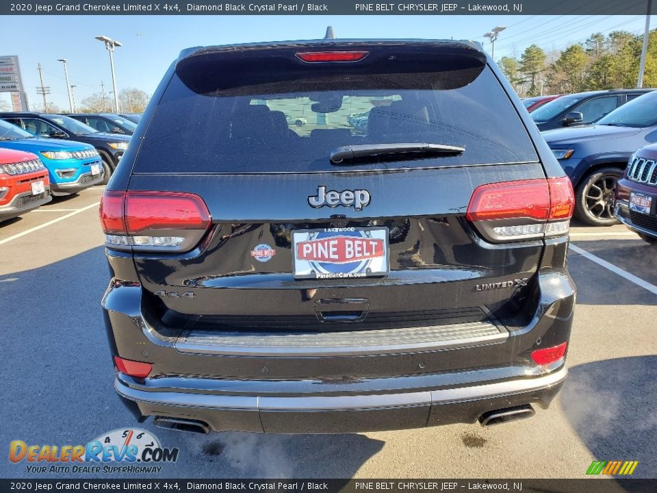 2020 Jeep Grand Cherokee Limited X 4x4 Diamond Black Crystal Pearl / Black Photo #5