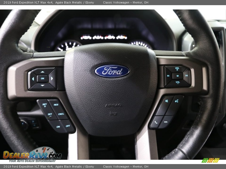 2019 Ford Expedition XLT Max 4x4 Agate Black Metallic / Ebony Photo #6