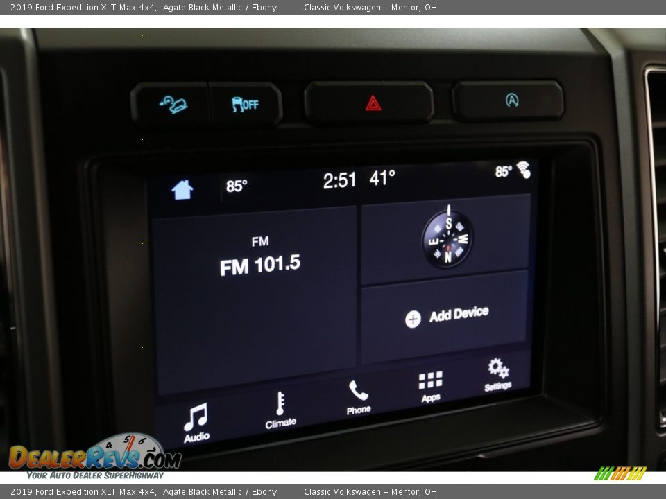 2019 Ford Expedition XLT Max 4x4 Agate Black Metallic / Ebony Photo #9