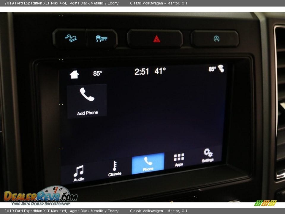 2019 Ford Expedition XLT Max 4x4 Agate Black Metallic / Ebony Photo #10