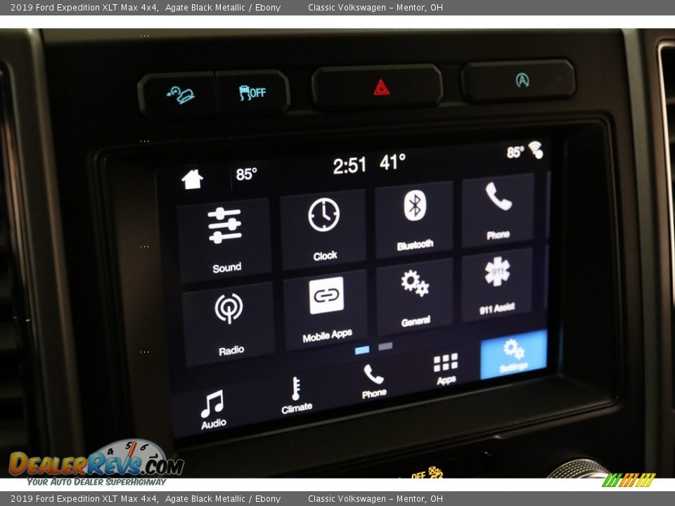 2019 Ford Expedition XLT Max 4x4 Agate Black Metallic / Ebony Photo #11