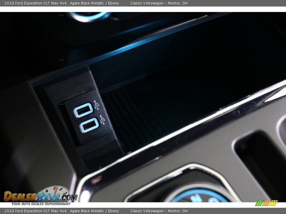 2019 Ford Expedition XLT Max 4x4 Agate Black Metallic / Ebony Photo #12