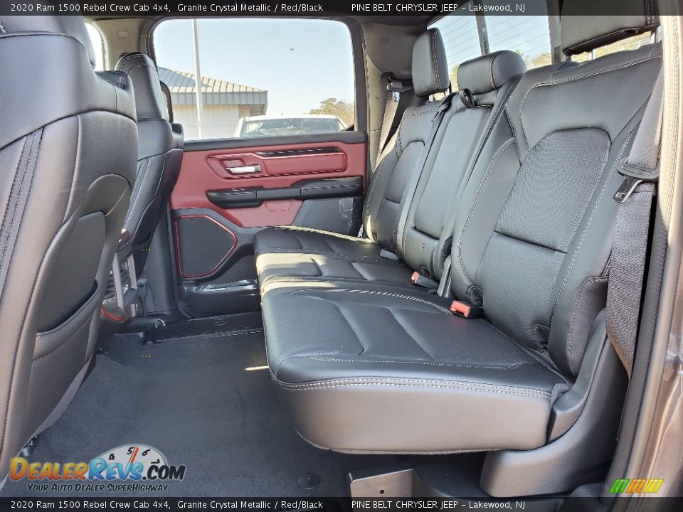 2020 Ram 1500 Rebel Crew Cab 4x4 Granite Crystal Metallic / Red/Black Photo #6