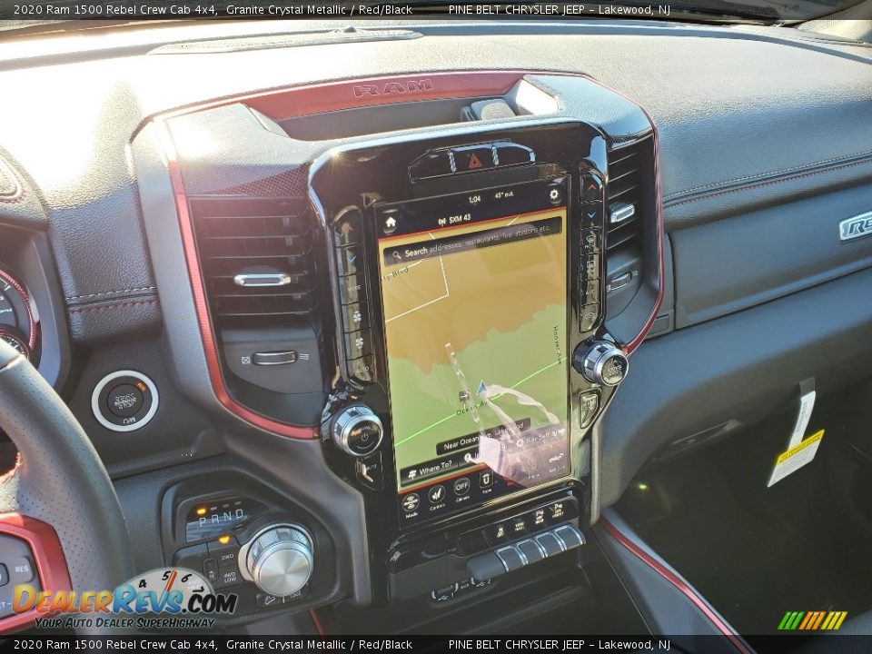 2020 Ram 1500 Rebel Crew Cab 4x4 Granite Crystal Metallic / Red/Black Photo #10