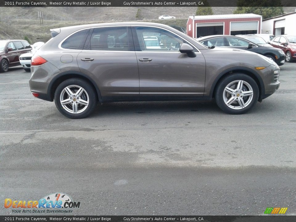 2011 Porsche Cayenne Meteor Grey Metallic / Luxor Beige Photo #5