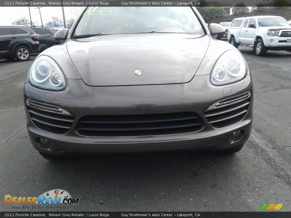 2011 Porsche Cayenne Meteor Grey Metallic / Luxor Beige Photo #6