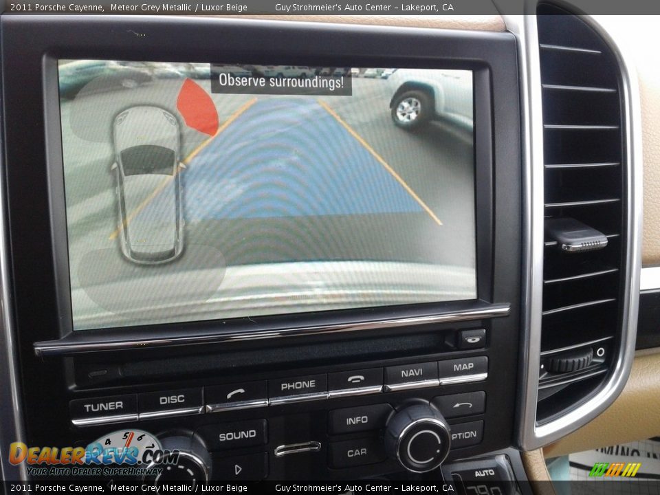 2011 Porsche Cayenne Meteor Grey Metallic / Luxor Beige Photo #13