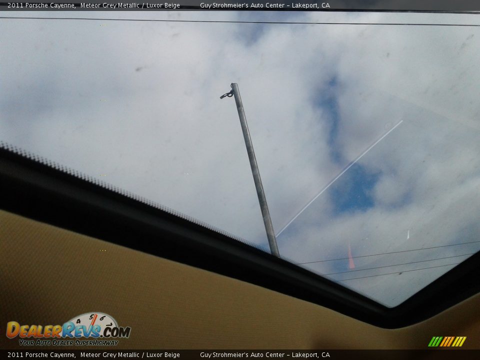 2011 Porsche Cayenne Meteor Grey Metallic / Luxor Beige Photo #14