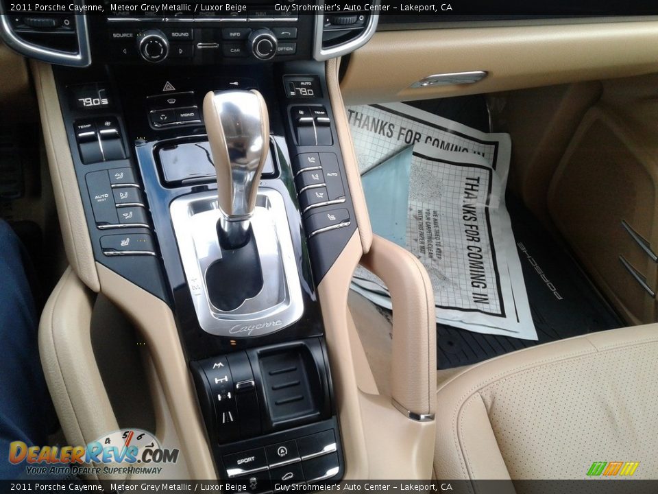 2011 Porsche Cayenne Meteor Grey Metallic / Luxor Beige Photo #17