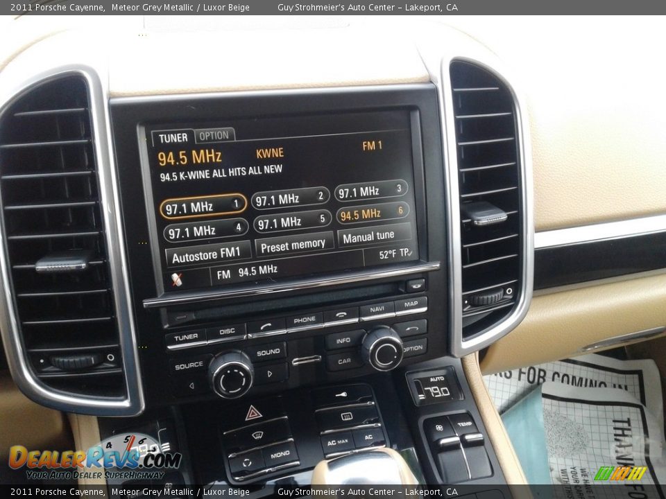 2011 Porsche Cayenne Meteor Grey Metallic / Luxor Beige Photo #18