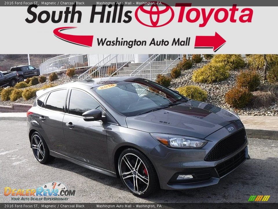 2016 Ford Focus ST Magnetic / Charcoal Black Photo #1