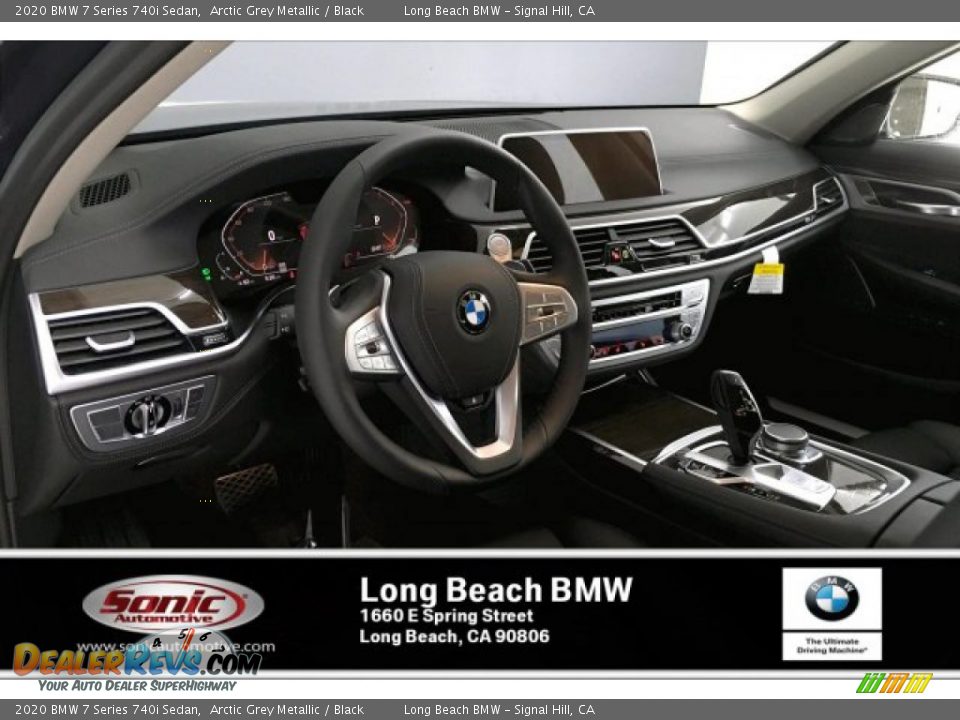 2020 BMW 7 Series 740i Sedan Arctic Grey Metallic / Black Photo #4