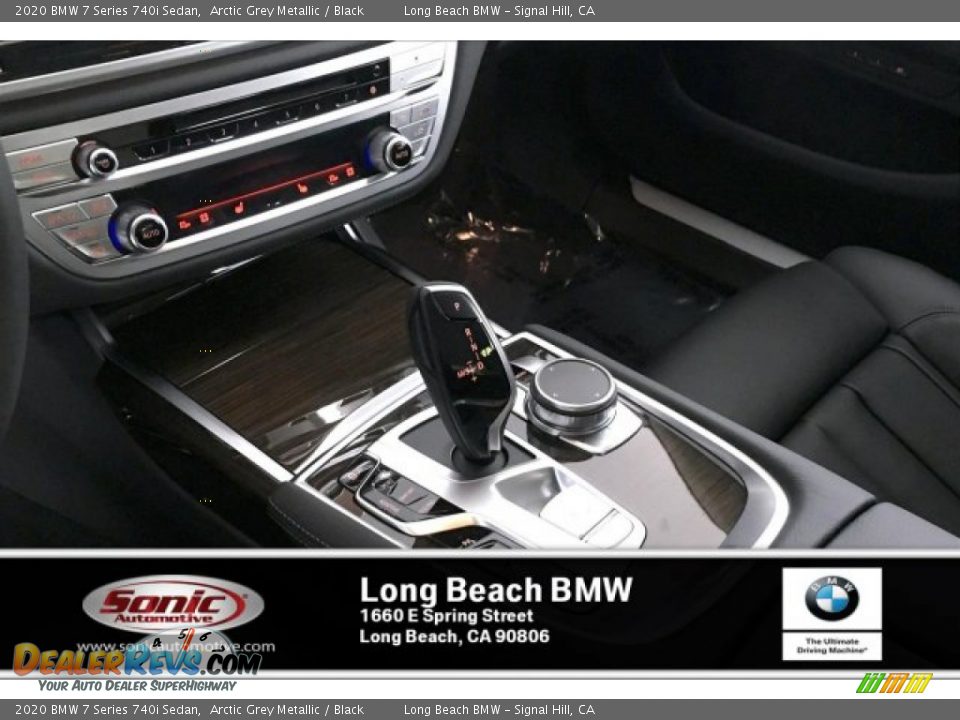 2020 BMW 7 Series 740i Sedan Arctic Grey Metallic / Black Photo #6