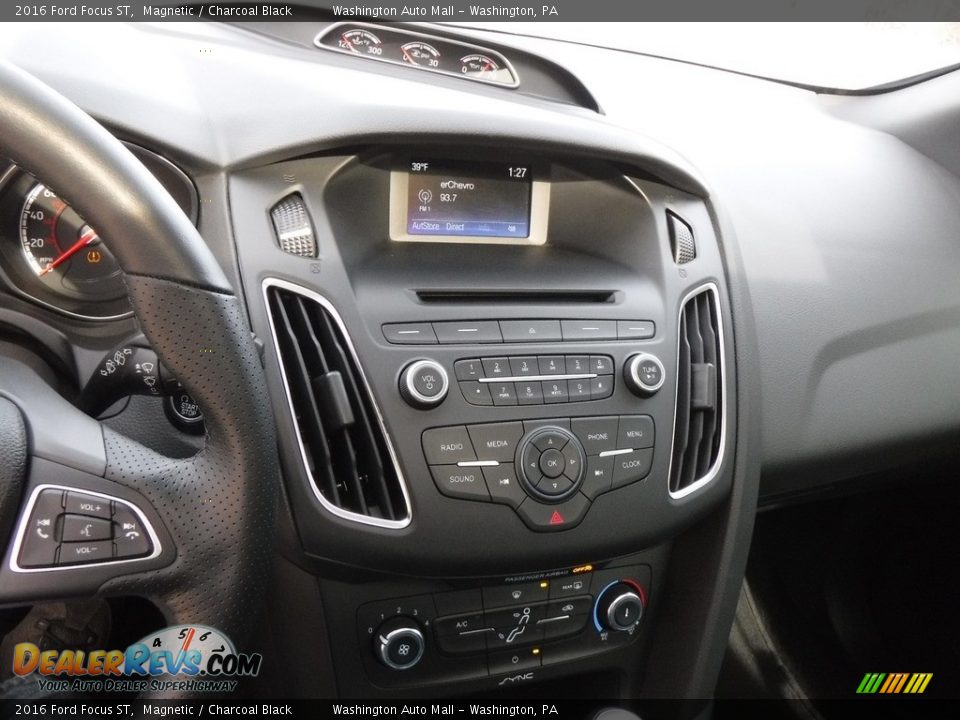 2016 Ford Focus ST Magnetic / Charcoal Black Photo #20